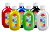 Opakowanie Farba plakatowa KEYROAD butelka 300ml 6 kolorów podstawowych