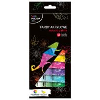 Opakowanie Farby akrylowe 12x12ml KIDEA