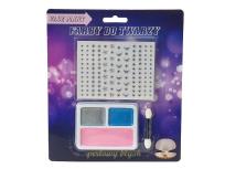 Opakowanie Farby do malowania twarzy perłowe z naklejkami