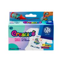 Opakowanie Farby do tkanin Astra Creativo 5x20ml