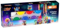 Opakowanie Farby plakatowe 25ml Aqua Cuties 12kol HAPPY COLOR