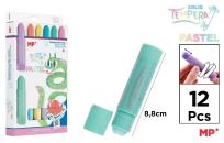 Opakowanie Farby tempera pastel w sztyfcie 12 kolorów