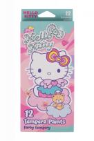 Opakowanie Farby tempera w tubie Hello Kitty 12ml.x 12 kolorów