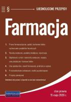 Okładka książki Farmacja. Ujednolicone przepisy