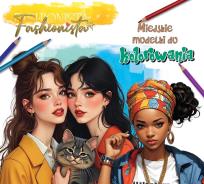 Okładka książki Fashionista. Miejskie modelki do kolorowania