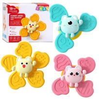 Opakowanie Fidget spinnery grzechotki z przyssawką 3szt