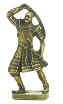 Opakowanie Figurka metalowa Samuraj 3,5cm