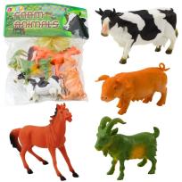 Opakowanie Figurki zwierzęta gospodarskie farmerskie 4szt