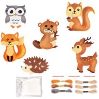 Opakowanie Filcowe wyszywanki Zwierzęta