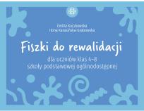 Okładka książki Fiszki do rewalidacji dla uczniów klas 4–8 szkoły podstawowej ogólnodostępnej