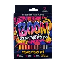 Opakowanie Flamastry BOOM w kartoniku 24 kolory
