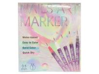 Opakowanie Flamastry do malowania paznokci 12 kolorów