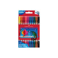 Opakowanie Flamastry Faber-Castell dwustronne brokatowe 10 kolorów