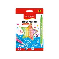 Opakowanie Flamastry KEYROAD Fiber Marker wymazywalne 12 kolorów
