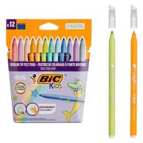 Opakowanie Flamastry Kid Couleur Pastel 12szt BIC