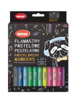 Opakowanie Flamastry pastelowe pędzelkowe 12 kolorów