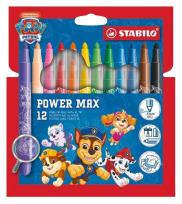 Opakowanie Flamastry Power Max Psi Patrol 12szt STABILO