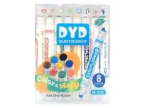 Opakowanie Flamastry stępelki 8 kolorów