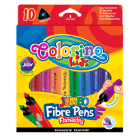 Opakowanie Flamastry trójkątne Colorino 10 kolorów