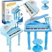 Opakowanie Fortepian elektroniczny z mikrofonem i krzesełkiem