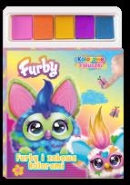 Okładka książki Furby i zabawa kolorami. Furby. Kolorowe Paluszki