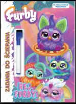 Okładka książki Furby. Zadania do ścierania. Hej, Furby!