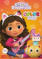 Okładka książki Gabby's Dollhouse. Color fun. Kolorowanka