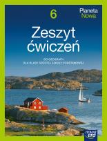 Okładka książki Geografia Planeta nowa zeszyt ćwiczeń dla klasy 6 szkoły podstawowej EDYCJA 2025-2027