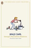 Okładka książki George's Marvellous Medicine wer. angielska