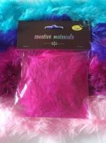 Opakowanie Girlanda z piór różowa 2m