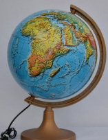 Opakowanie Globus fizyczny podświetlany 32 cm