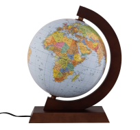 Opakowanie Globus pol.-fiz drewniana opr. 32cm w.ukraińska