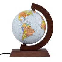 Opakowanie Globus polit. podświetl. drewniana opr. 42cm GB