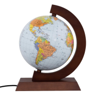 Opakowanie Globus polityczny drewniana opr. podświet. 25cm SK