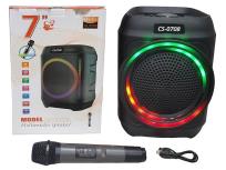 Opakowanie Głośnik Bluetooth z mikrofonem karaoke USB