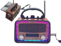 Opakowanie Głośnik Bluetooth z radiem, panel solarny, USB