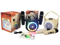 Opakowanie Głośnik karaoke 2 mikrofony USB MIX