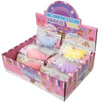 Opakowanie Gniotek robaczek w czterech kolorach MIX