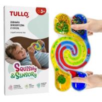 Opakowanie Gniotek sensoryczny squishy tunel z cieczą