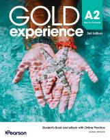 Okładka książki Gold Experience 3rd. A2 SB + ebook + online