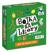 Okładka książki Gra do nauki liter Bójka na litery Kapitan Nauka