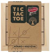 Opakowanie Gra Kółko i krzyżyk drewniana