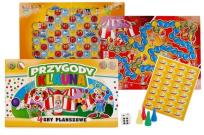Opakowanie Gra planszowa 4w1 Przygody Klauna