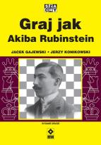 Okładka książki Graj jak Akiba Rubinstein wyd. 2025