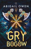 Okładka książki Gry bogów. Miękka ze skrzydełkami.