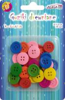 Opakowanie Guziki drewniane 1,8cm 30szt