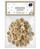Opakowanie Guziki naturalne 62szt