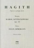Okładka książki Hagith. Opera w jednym akcie, libretto polskie