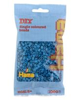 Opakowanie Hama Midi Koraliki w woreczku 1000 niebieskie lazurowe