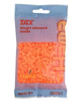 Opakowanie Hama Midi Koraliki w woreczku 1000 pomarańczowe neonowe